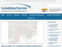 Tablet Screenshot of mailingequipment.us